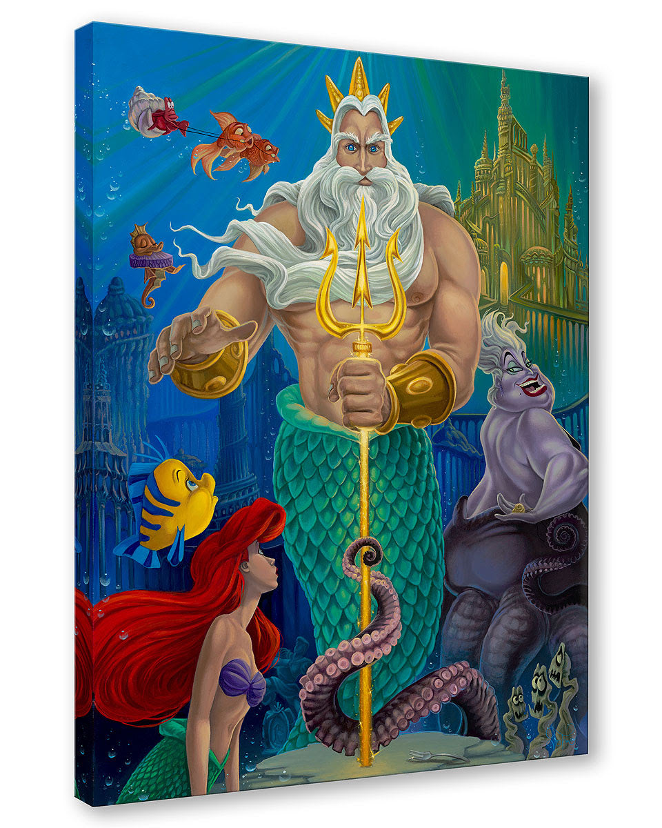 Triton's Kingdom-Disney Treasure on Canvas